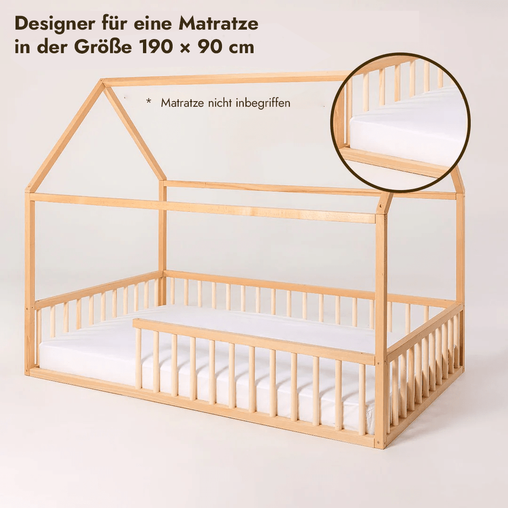 Hausbett Montessori für Kinder und Kleinkinder ab 1 Jahr-5